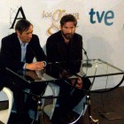 José Antonio Félez y Antonio de la Torre en la rueda de prensa de Los finalistas de la 27 edición de los premios Goya (2)