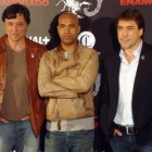Carlos Bardem, Santiago Zannou y Javier Bardem en la presentación de Alacrán Enamorado (2)