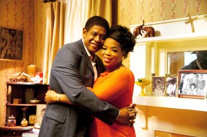 Forest Whitaker y Oprah Winfrey en El mayordomo