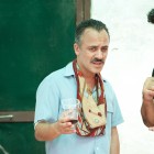 Javier Gutiérrez y Alberto Rodríguez en el rodaje de La isla mínima