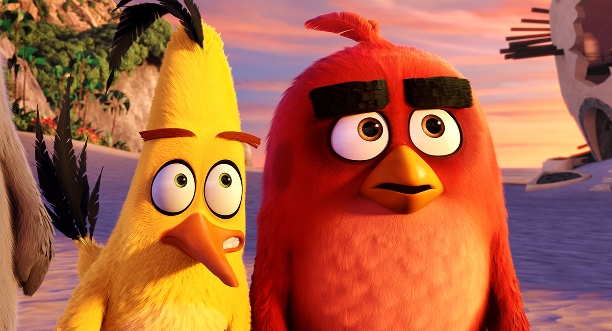 Chuck y Red en Angry Birds, la película