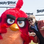 Santiago Segura en la presentación de Angry Birds, la película
