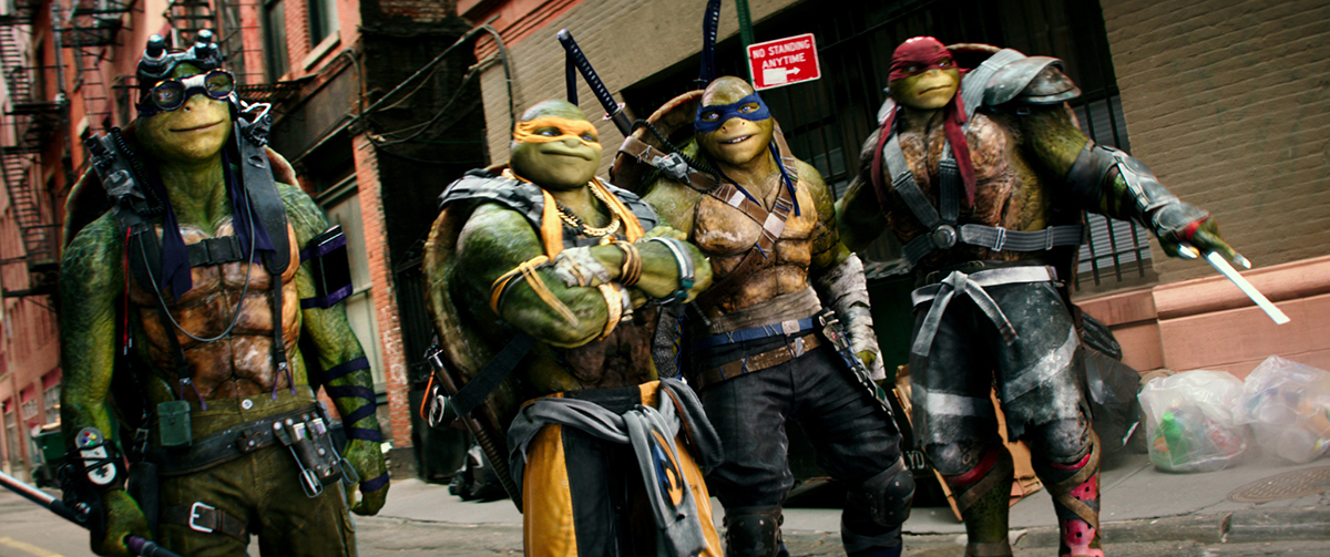 Donatello, Michelangelo, Leonardo Y Raphael en Ninja Turtles: Fuera de las sombras