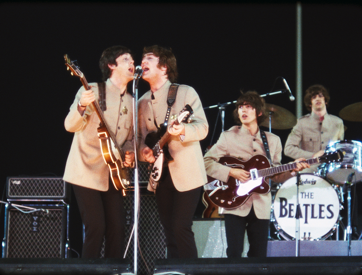 Paul McCartney, John Lennon, George Harrison y Ringo Starr en The Beatles: Eight Days a Week - The Touring Years