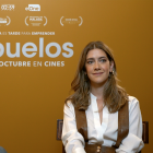 Santiago Requejo y Clara Alonso en la presentación de Abuelos