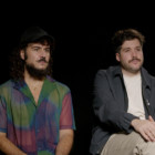 Paco Bezerra y Pablo Maqueda en la presentación de "La desconocida"